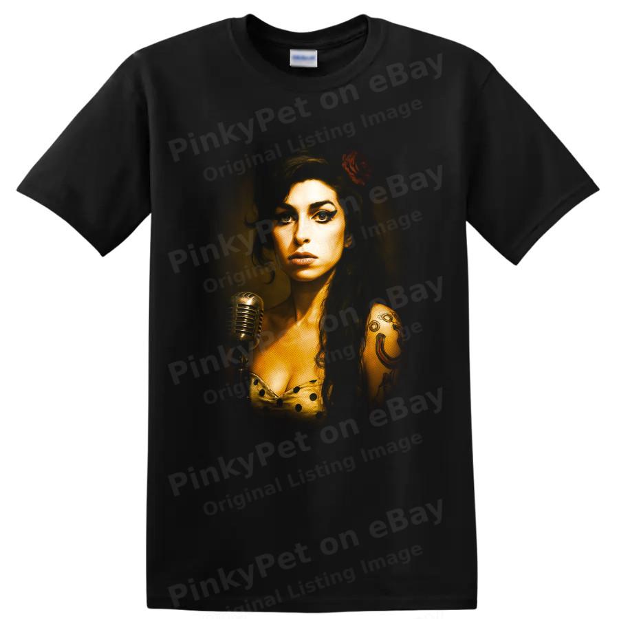 Lady Gaga Portrait Vintage Microphone Glam Pop Icon T Shirt Music Tee