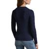 Polo Ralph Lauren Ss25 Solid Regular Sleeve Long Sleeve V-Neck Fitted Knit Sweater Women Sweater WMPOSWENC021331-400