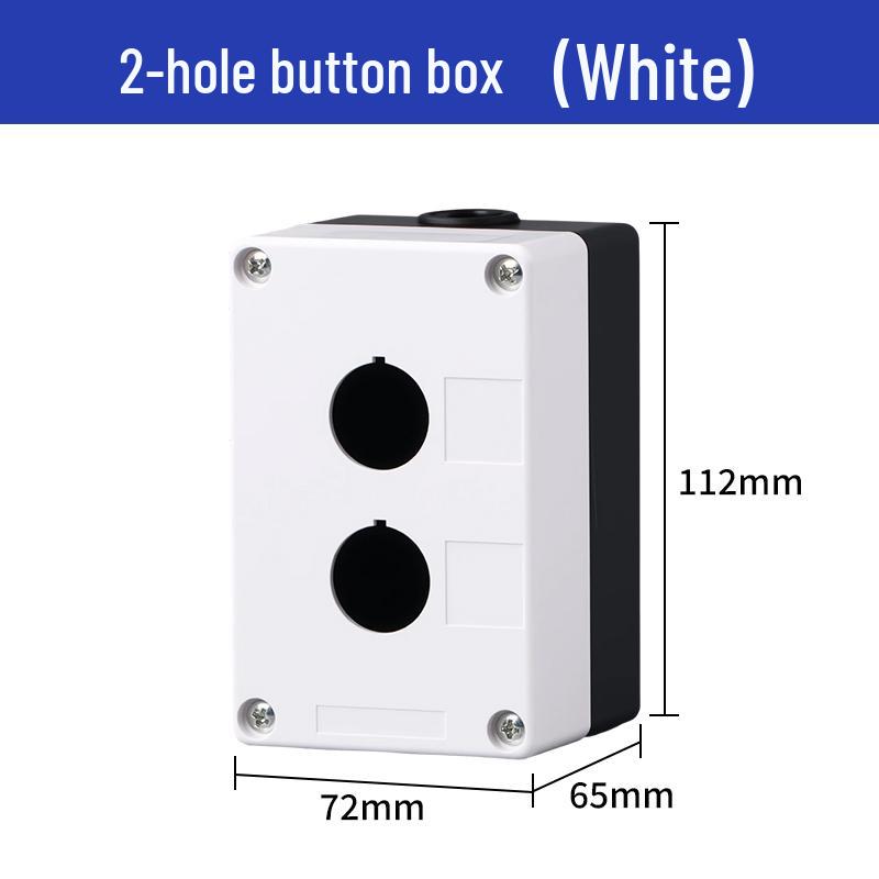 Not-Aus Staubdichte Wasserdichte Steuerbox mit Kontrollleuchte, Positionen 12345 - Taster BX1-5.