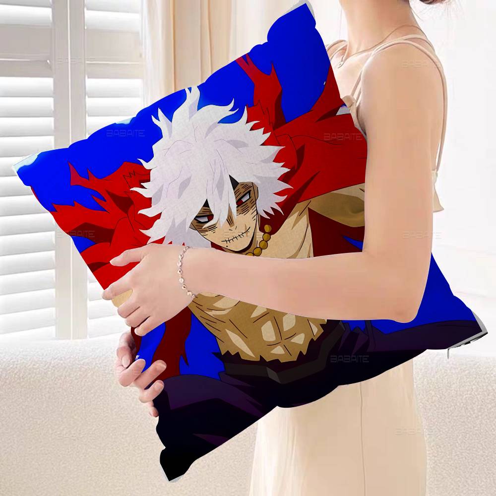 Cartoon Character Tomura Shigaraki Personalized Pillow Cover Kids Bedroom Wild Party Decor Pillowcase kid Birthday shower Gift