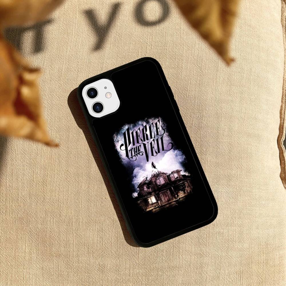 P-Pierce The Veil Band PC+TPU Phone Case For iPhone 17 16 15 14 PRO MAX 11 12 13 PLUS MINI Cover
