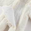 Winter Newborn Baby Jumpsuit Thicken Cute Baby Girls Romper Cotton Warm Infant Bodysuit Soft Baby Snow Wear Jacket 0-12 Months