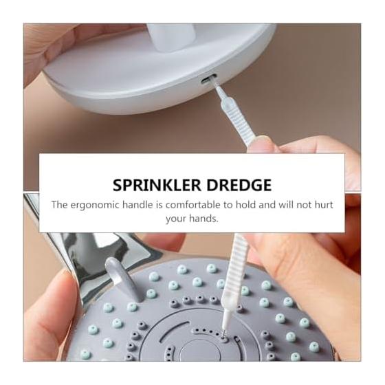 KICHOUSE Plastic Mini Practical Shower Head Cleaning Tool, Pack of 20, Small Bathroom Cleaner, Easy To Penetrate Small Cracks, Easy To Use Household