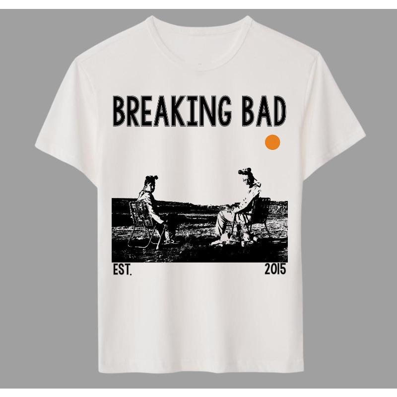 Breaking Bad Tv Series American Tv Tshirt Summer Unisex Loose And Breathable Cotton Tshirt Top