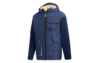 Jackets Men's Navy Blue Hooded Moderate Other GV3517