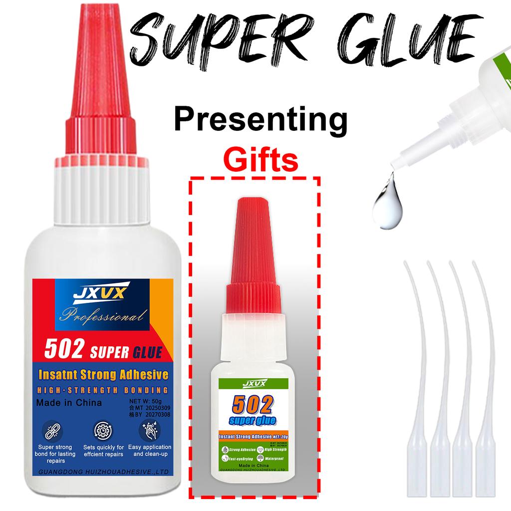 Universal 502 Glue Per Shoes: 2 for the Price of 1. Instant Glue. Superglue. Super-resistant Glue. For Leather and Plastic.