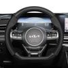 For KIA Carbon Fiber Texture Perforated Leather Steering Wheel Cover Sportage Nq5 Rio 3 4 Ceed Jd Stonic Stinger Forte Picanto