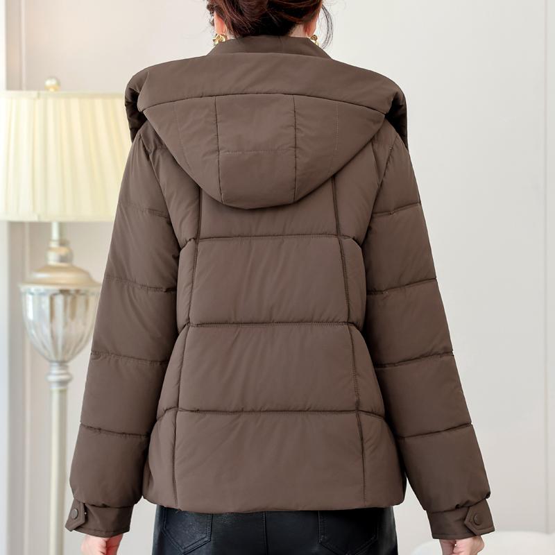 Fashion Winter Jackets Woman Parkas Hooded Thick Warm Casual Women's Short Coats