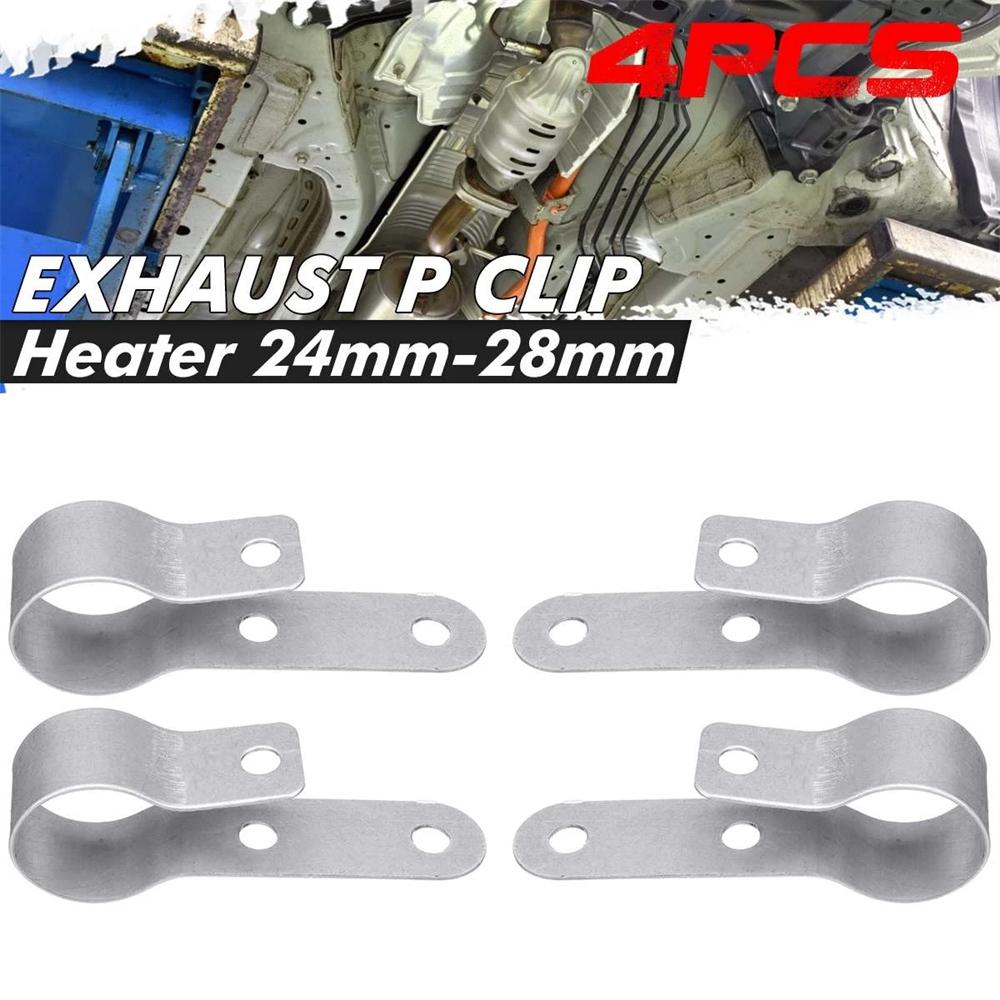 Heavy Duty Stainless Steel Exhaust Pipe Fastener Clips 2/4Pcs 24mm 28mm