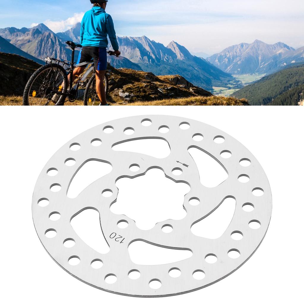 Mountain Bike Brake Disc Rotor Flange Six Hole Round Bike Flange Disc Brake Rotor Replacement