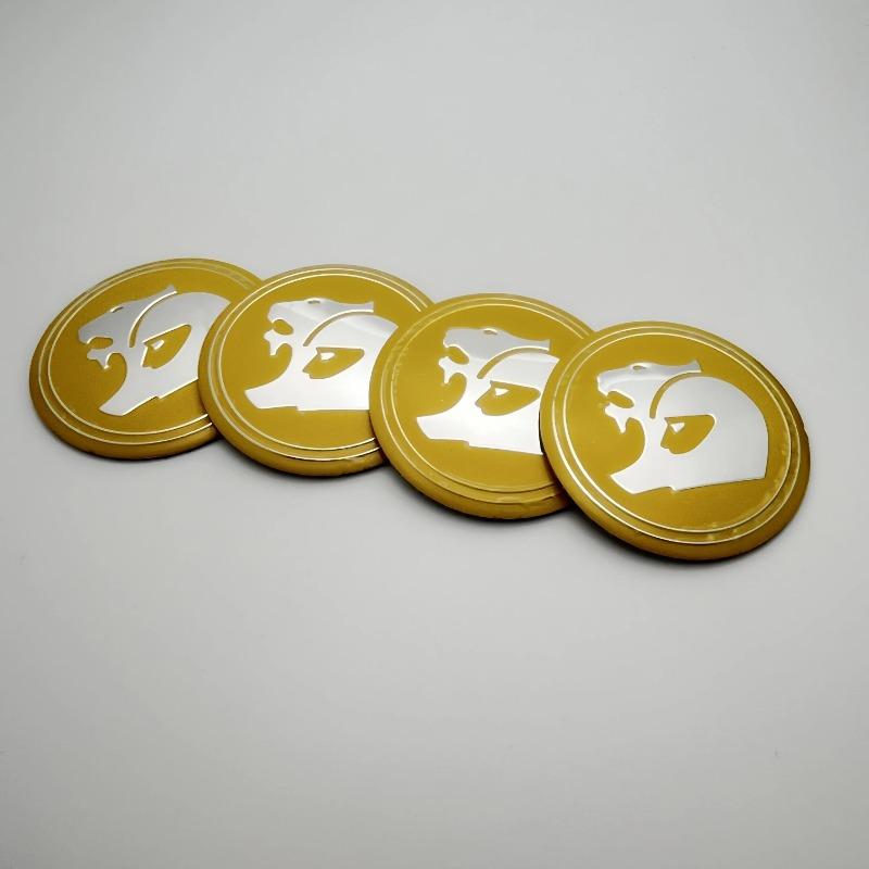 4pcs/Set 3D Metal High-Quality 56mm 60mm Fit HSV Car Emblem Wheel Hub Center Cap Badge Logo Auto Sticker Styling Accessories