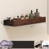 Cmaos Walnut Bathroom Shelf