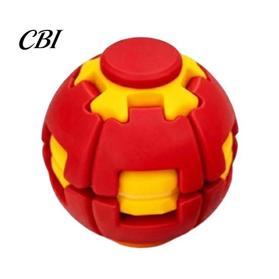 Office Stress Reducer 3D Printed Ball, Press & Rotating Finger Spinner, Decompression Ball Concentration Training Toy Toys, Portable Ergonomic Fidget
