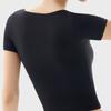 Women's Summer Short Sleeved Round Neck Sexy Slim Fit T-shirt