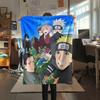 Anime Naruto pattern Flannel Blanket, High quality Comfortable for All Seasons, Home Decor, Warmth and Comfort, Perfect for Gifts.