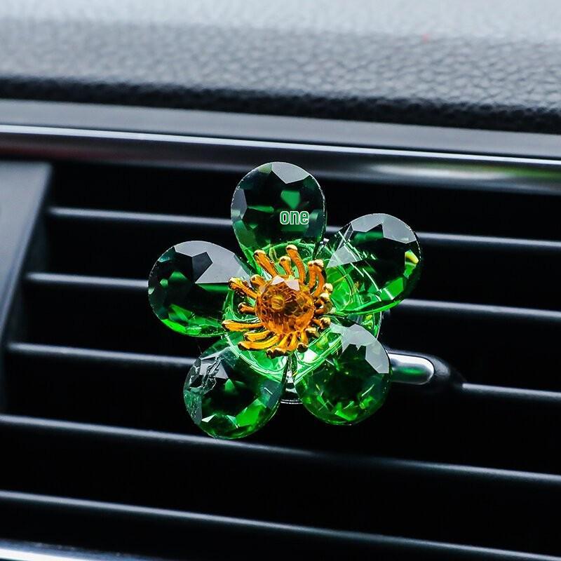 Little Flower Luxury Car Vent Perfume - Creative Aromatherapy Ornament for Air Conditioning