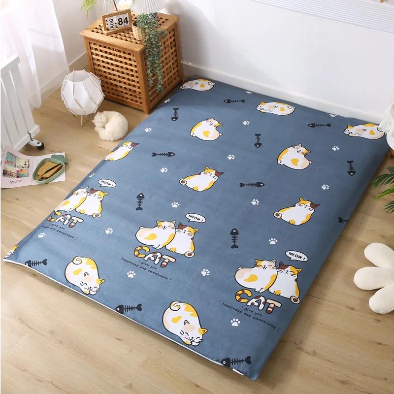 All-Inclusive Floor Bunk Dirty Cushion Cover Comfortable Mattress Cover Dust-Proof Sanded Bed Cover Removable Washable