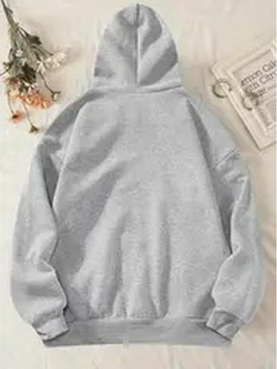 

Женский свитер с принтом, с круглым вырезом, европейский и американский стиль, 2024 Medium серый