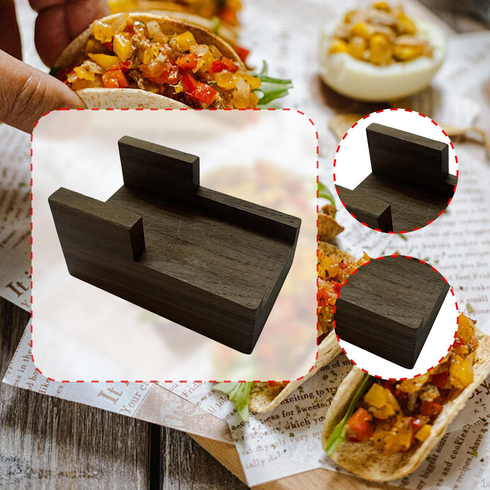

Подставка-держатель для тако Дисплей Декор Гаджет Поднос для сервировки Суши для Столешницы Дома Ресторана Еда 9cmx5cmx4.5cm