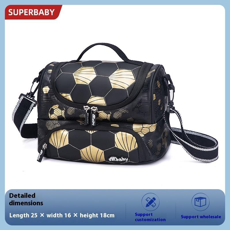Football School Bags for Boys Shoulder Backpack Bagutte Children Spinal Protection Light Big Capacity Waterproof Backpack Kids