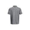 Under Armour Solid Color Golf Sports Short Sleeve Polo Shirt Men Tops Grey 1378673-002