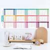 Dry Erase Yearly Wall Calendar Large Size At One Glance Wall Calendar One Page Design Laminated Surface 365 Day Calendar Wall