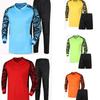 Football Goalkeeper Suit, Adult Youth Football Goalkeeper Suit Set, Thickened Sponge Protective Buffer.