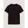 Men's Summer Casual Loose Size 100% Cotton Tees Black Print Round Neck Short Sleeve T-shirt Top