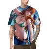 2025 Popular Anime  T-Shirt 3d Japan Men Short Sleeve One Piece Luffy Shirt Printed Men's Cosplay Clothing Tops