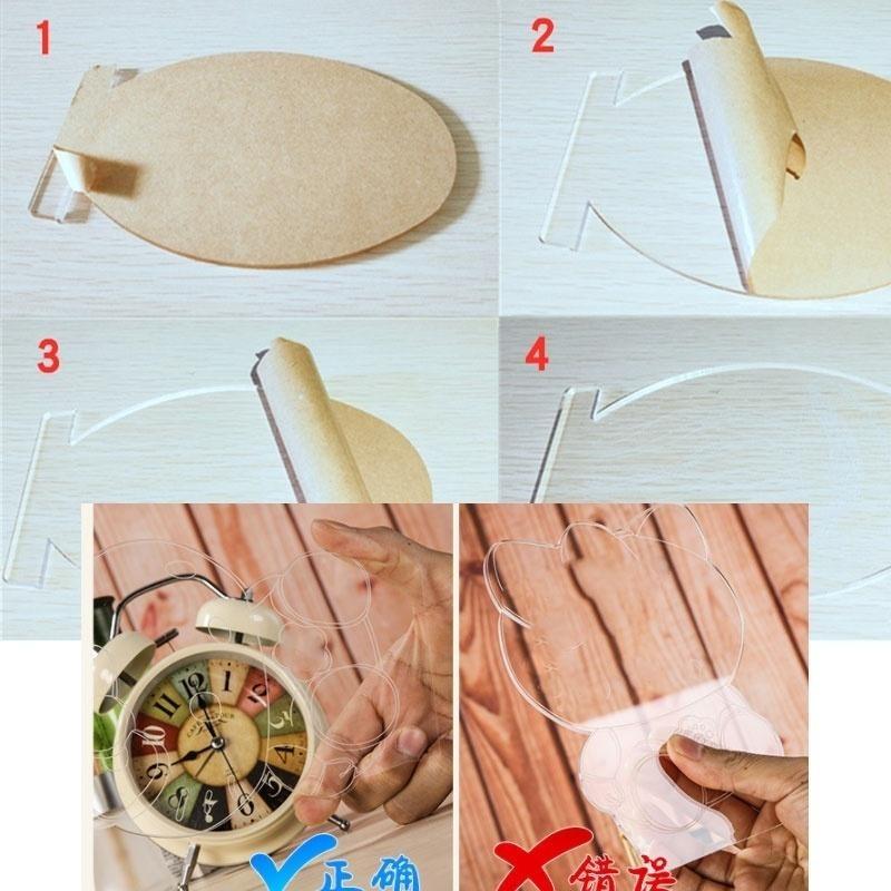 Creative 3D Visual LED Nattlys Bordlampe Barn Gutter Gave hjemmeinnredning med USB-kabel