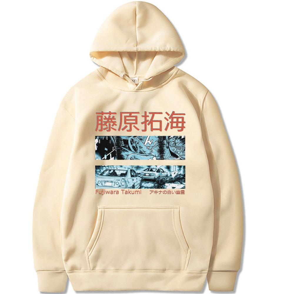 Initial D Fujiwara Takumi New Men's Hoodie Vintage Unisex Pullover Men Vintage Graphic Hoody Tops Oversize Clothing Streetwear