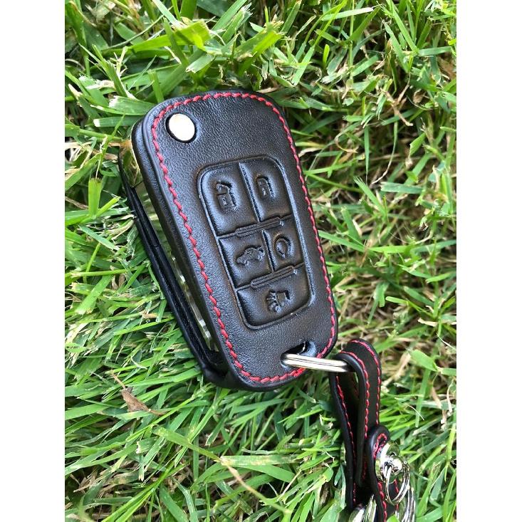 KAWIHEN Кожаный Чехол-Кобура для Брелока Совместим с Chevrolet Chevy Camaro Cruze Equinox Impala Malibu SS Sonic GMC Terrain Buick Encore Lacrosse