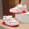 Spring and Autumn Children's Versatile Leather Face White Shoes Board Shoes