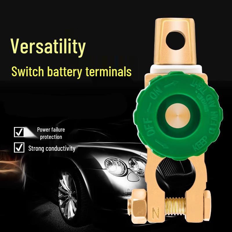 Car Battery Disconnect Switch 12V for Large Truck - Anti-Leakage Manual Universal Modification.