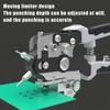 Multifunctional Hole Punch Eyelet Puncher Leathercraft Leather Belt Watchband Plastics Iron Sheet Round Hole Punch Cutter Dining