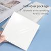 50 Sheets/pad Transparent Sticky Notes Pad Waterproof Self-Adhesive Clear Memo Message Reminder Home Office School Supplies