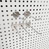 10Pcs Heart Shaped Single Peg Pegboard Hooks Wall Hooks Hole Board Hanger Garage Pegboard Hook Wall Mount Storage Rack