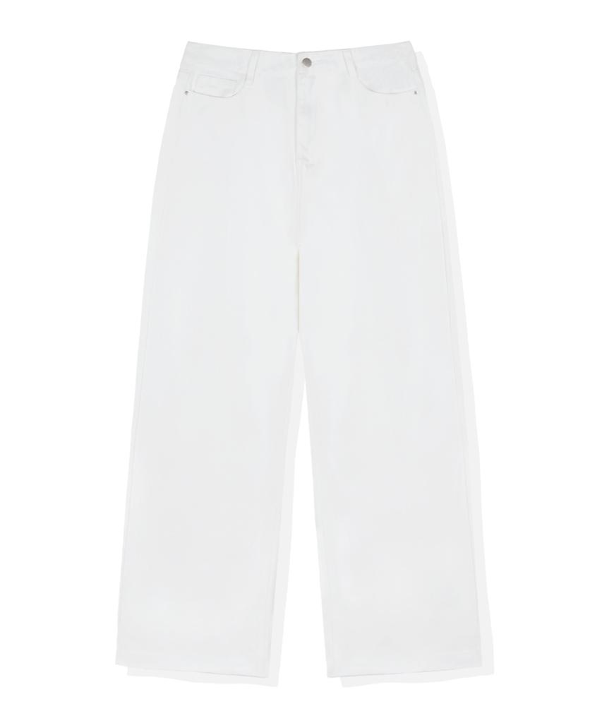 U Life G Basic Washed Cotton Wide Pants 6 Colors [Ulzp_0002] (B Type)