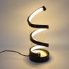 Spiral LED Tischleuchte 3 Farbtemperaturen Stufenloses Dimmen USB-betrieben Moderne Dekorative Schreibtischlampe