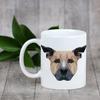 Staffordshire Bull Terrier, Staffik, Staffi -Kubek Ze Zdjęciem I Napisem Geometryczny Pies Art-Dog