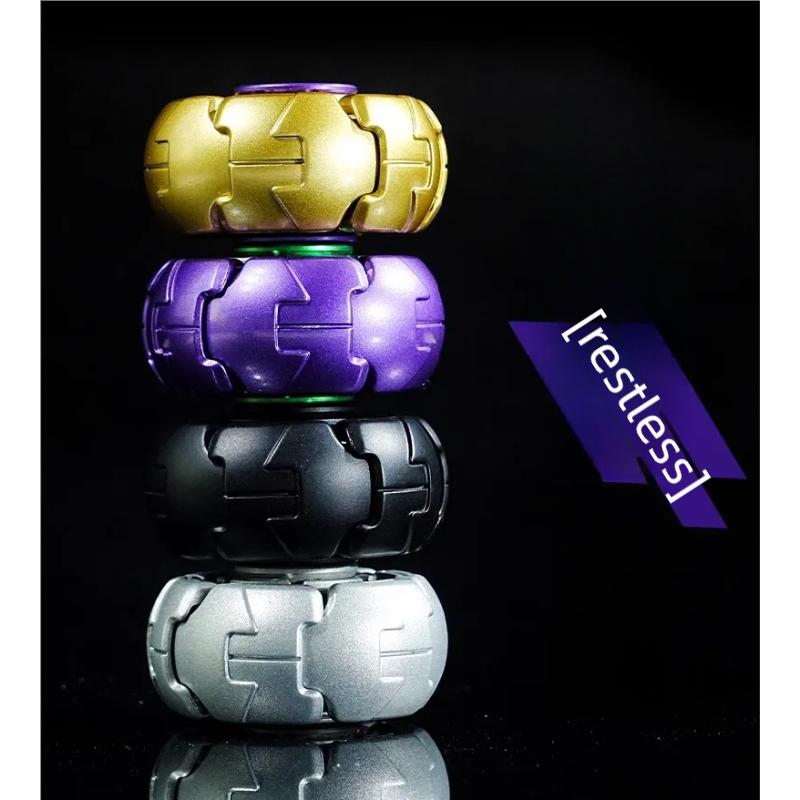 Opening and Closing Fingertip Gyro Fidget Spinner Hand Spinner Decompression Stress Relief AutismFidget Toys Adult Child Gifts