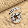 Morganite Gemstone Handmade Solid 925 Sterling Silver Jewelry Anniversary Ring For  Her