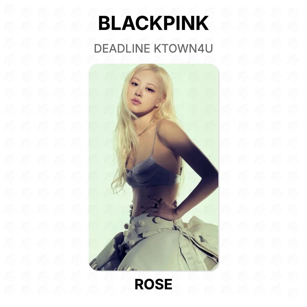 BLACKPINK DEADLINE KTOWN4U Official Photocard
