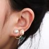 Pearls Jewelry Accessories Flower Ear Studs Women Pearl Studs Tulip Earrings Pearl Ear Hook