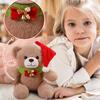 Bell Christmas Bear Teddy Bear Doll Plush Toy Cute Bear Doll Christmas Gift