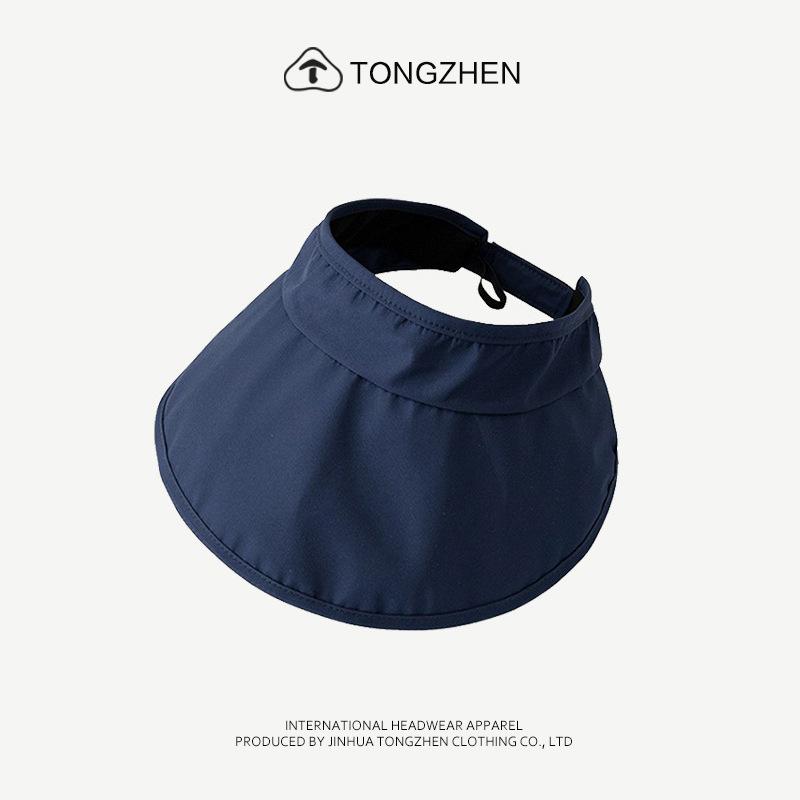 

Lightweight Quick-Dry UV Protection Sun Hat for Women, Foldable Large Brim Visor with Face Cover, Outdoor Cycling Sports Cap M 55-59cm темно-синий