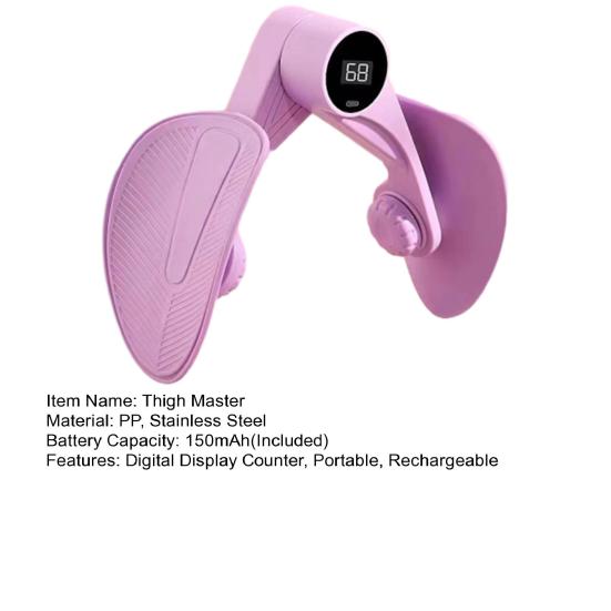 Thigh Master Pelvic Floor Muscle Trainer Digital Display Counter Men Women Leg Hip Exerciser Toner Home Workout Fitness Equipment