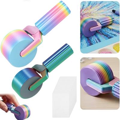 5 Pièces Rouleau de Peinture Diamant Outil d'Art Accessoires Outil Rouleau Manuel Portable Art Diamant pour Peinture Diamant Broderie