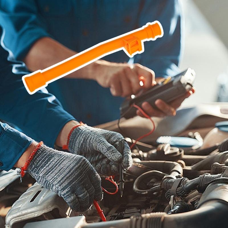 Oil Level Sensor Sleeve 06B103663G Oil Dipstick Boot ABS Construction Engine Dipstick Guide Funnel Sleeve