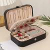 Jewelry Box Travel Comestic Jewelry Casket Organizer Makeup Lipstick Storage Box Beauty Container Necklace Birthday Gift